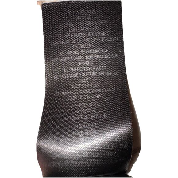 Ted Baker Men's Black Waffle Knit 1/4 Zip Sweater Sz 3 Medium or 38 - Picture 6 of 6